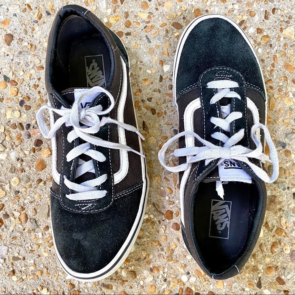 Vans Old Skool Black Shoes Youth 6.5 Women’s 8